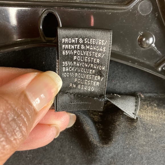 August Silk Woman Cardigan, Sheer Back, Black, 3/4 Ruched Sleeves, Size 1X - Picture 16 of 16